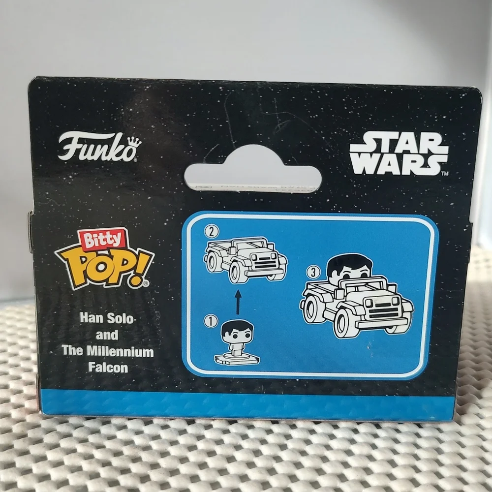 Funko Bitty POP Ride: Star Wars Han Solo with the Millennium Falcon Collectible